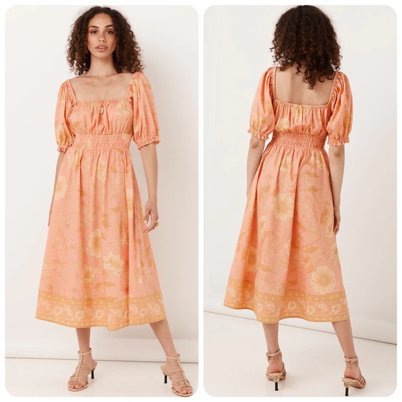 Spell Dresses & Skirts - NWT Spell & The Gypsy Collective Peach Sloan Soiree Midi Dress